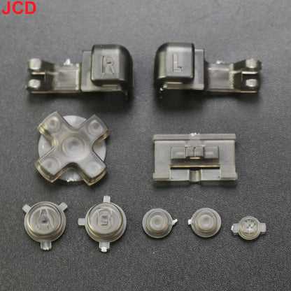JCD 1set For GameBoy Advance SP GBA SP Plastic Full Button Set For GBA SP A B Select Start Power ON/OFF L R Buttons Kit D Pad