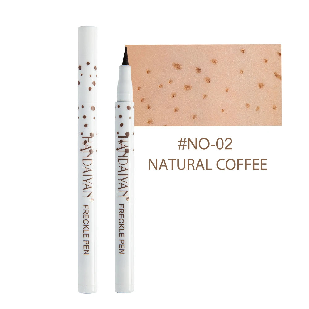 HANDAIYAN Natural Fake Freckle Pen Quick-Drying Waterproof Spot Pencil Makeup Tool for Facial Lifelike Fake Freckles Cosmetic