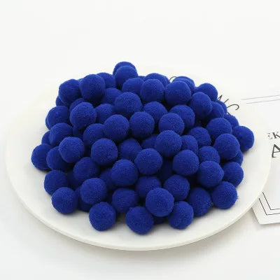 Pompoms 8/10/15/20/25/30mm Soft Pompons Colorful Fluffy Plush Craft DIY Pom Pom Fur Ball Pon Pon Home Decoration Kids Toys 10