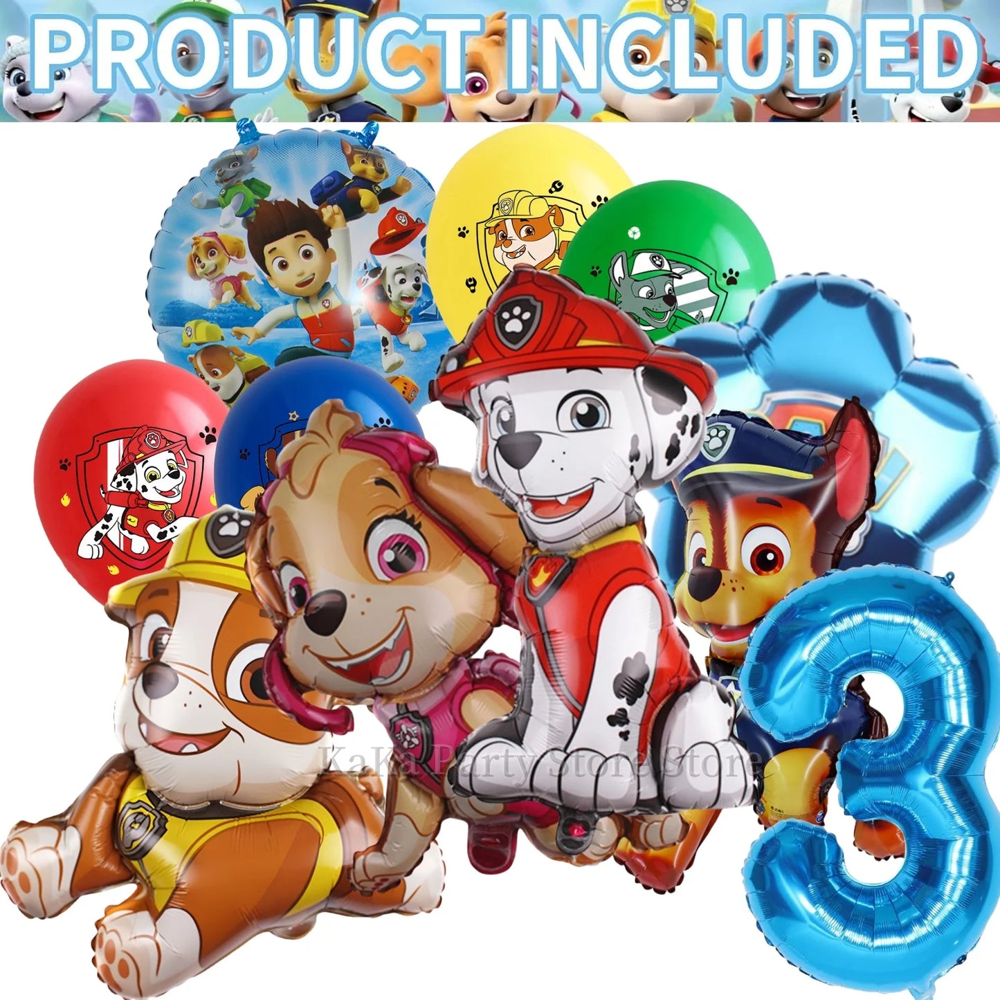 PAW Patrol Birthday Party Decor Tableware Tablecloth Plates Cup Balloons Baby Shower PAW Patrol Party Supplies Kids Favors Gi
