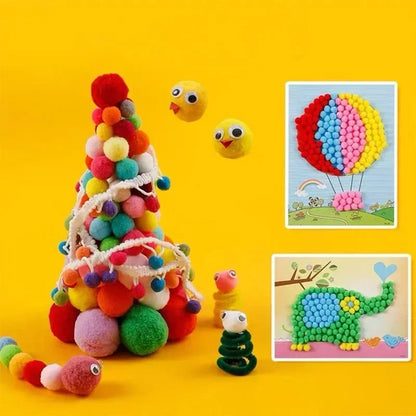 Mini Fluffy Soft Pom Poms Pompoms Ball,Handmade Craft Toys,Wedding Christmas Decor,DIY Sewing Supplies,8mm,10mm,15mm,20mm,30m