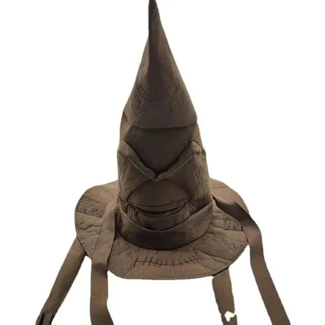 Fashion Movies Witch Wizard Hat Potters Sorting Hat Leather Halloween Party Props Dress Up Hat Men Cosplay Costume Accessorie