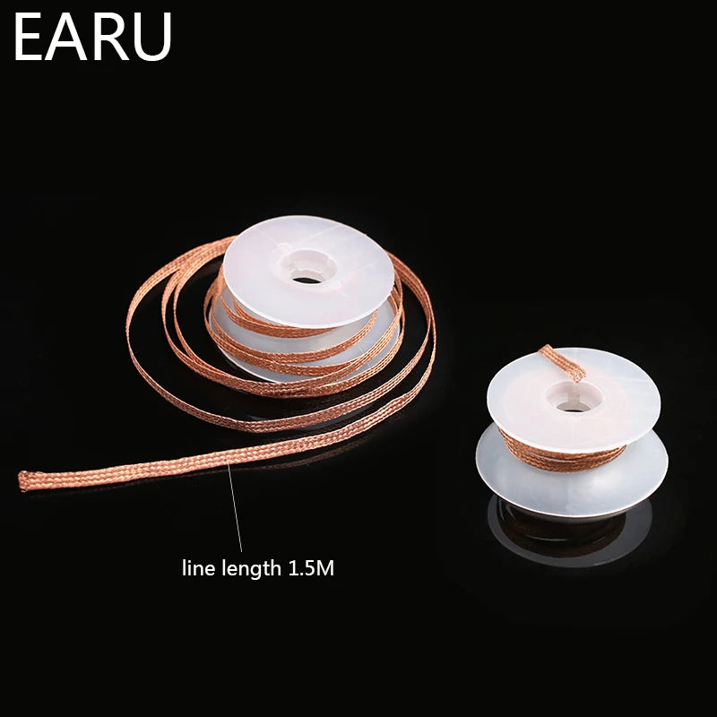 Desoldering Braid Solder Remover Wick Wire 1mm-2.5mm-4mm 1.5M 3M Welding Tin Sucker Cable Lead Cord Flux Repair Tool AN