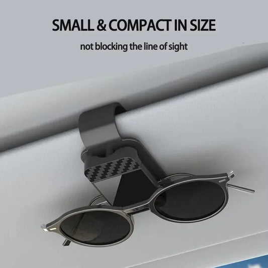 Car Sun Visor Sunglasses Clip Holder Stable Eyeglasses Hanger Card Ticket Organizer Interior Storage Clip Car Accessories