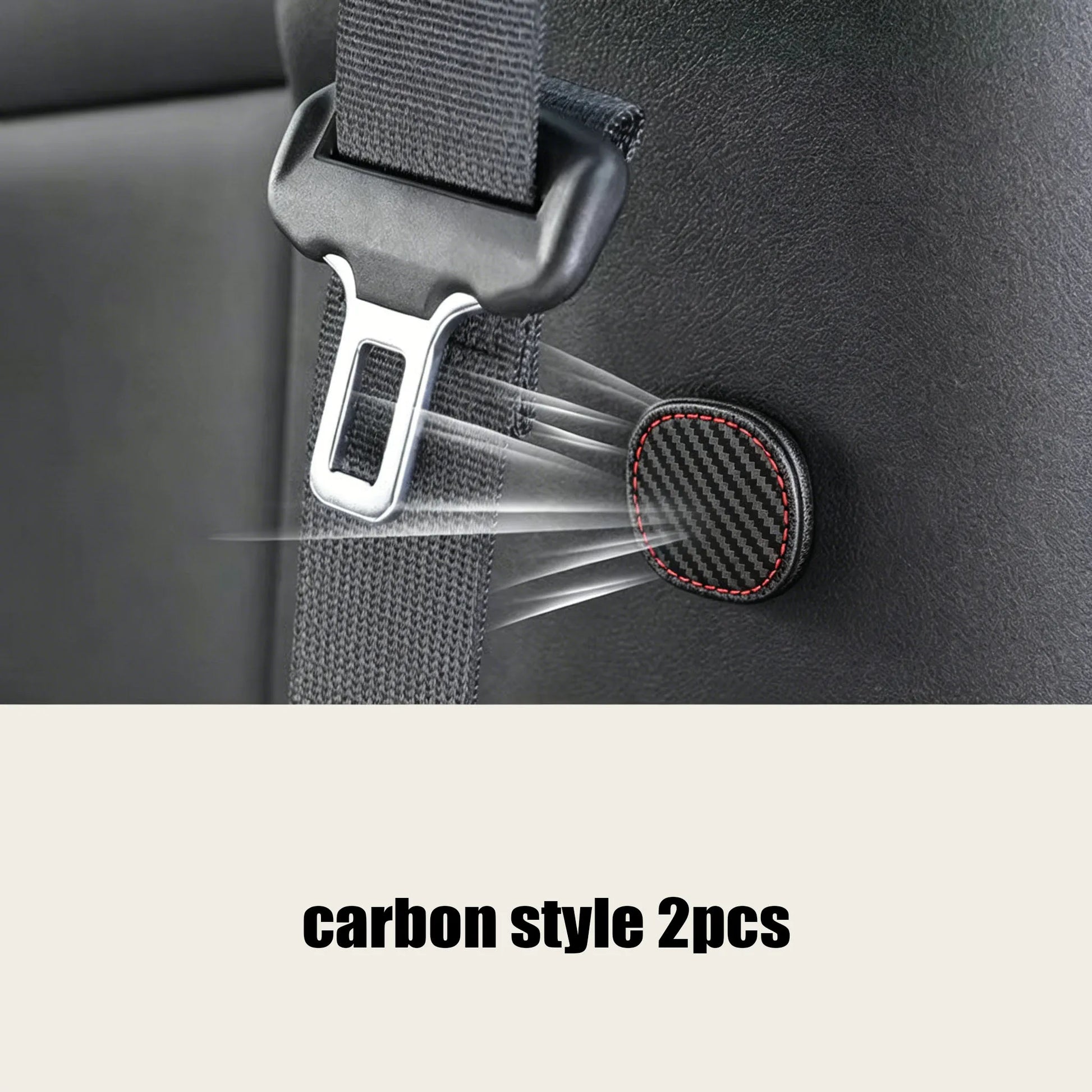 2Pcs Magnetic Car Seat Belt Holder Fixing Clip Pu Leather Seatbelt Limiter Stopper For Safety Belt Clip Prevent Falling - car