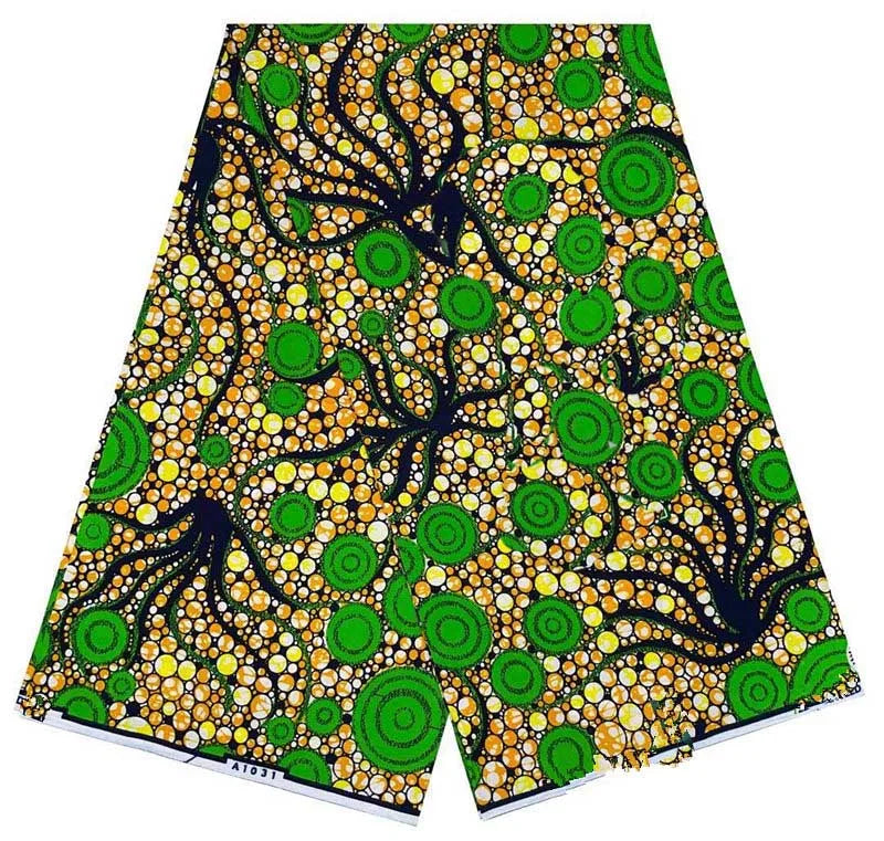 2024 6 Yards 100% Cotton Veritable Wax Pagne African Super Real Holland Wax VL Original Batik Lace Dress Dutch Loincloth - Bu