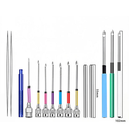 Cross Stich Punch Needles Embroidery Kits Yarn Embroidery Pen Crochet Knitting DIY Craft Stitching Sewing Tools Accessories -
