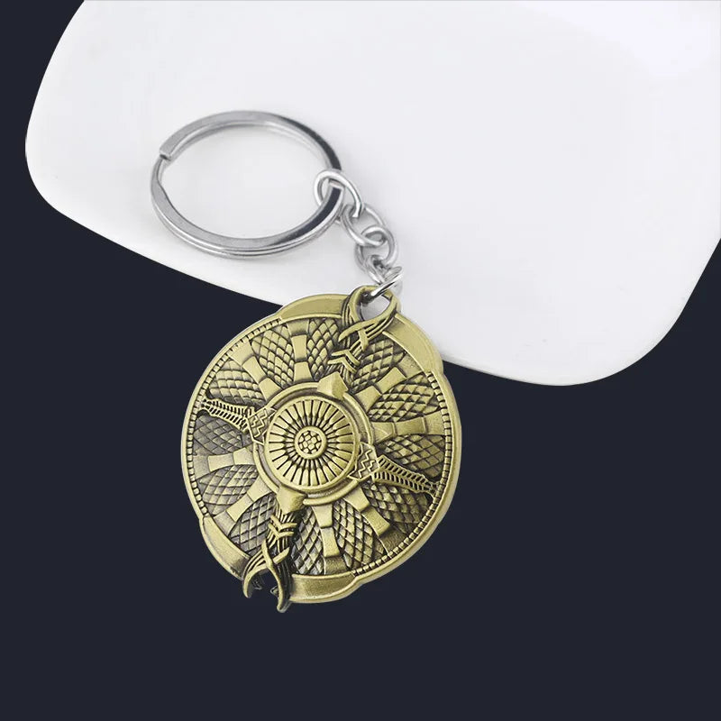 New God of War 4 Kratos Sword Keychain Pendant Keyring Jewelry Men And Women Car key chain Accessories - Keychain G