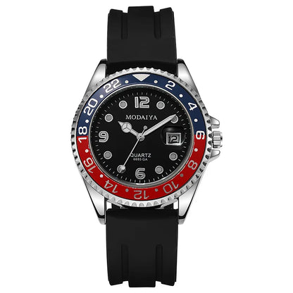 Fashion Men's Watches Date High-end Luxury Casual Sport Clock Classic Business Quartz Male Stainless Steel Wristwatches - C