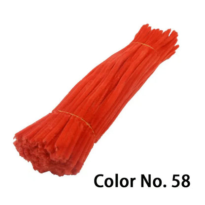 Chenille Stem Pipe Kids DIY Creative Toys Chenille Sticks Cleaners Kindergarten Educational Handmade Material Plush Strips - 