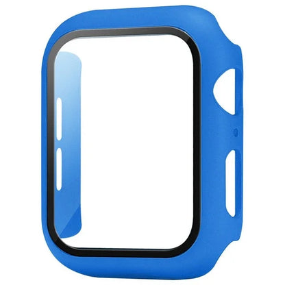 Glass+Cover For Apple Watch case 10 9 8 7 6 SE 5 iWatch Accessorie Screen Protector iWatch series 46mm 44mm 40mm 41 45mm 38 4