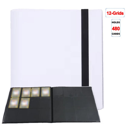 1Pc Card Binder 160/360/480 Trading Card Holder Book Durable Side Loading Card Book With Gaming Cards PP Cover Binder For Car
