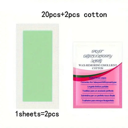 10/20/30/50 Pcs Depilatory Wax Strips For Hair Removal Wax Paper Cold Wax Strips Paper For Face Neck Arm Leg Body Beauty Tool