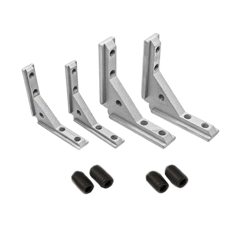 2020 3030 4040 Panel Installation Board Angle Slot Fixing Hardware Door Frame Corner Code Profile Universal Angle Slot Connec