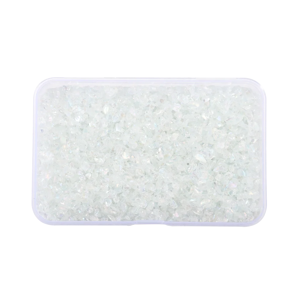 30g/Box Crushed Glass Stones Resin Filling Irregular Broken Stone for DIY Epoxy Resin Mold Crafts Nail Art Decoration Materia
