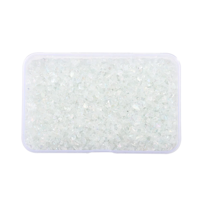 30g/Box Crushed Glass Stones Resin Filling Irregular Broken Stone for DIY Epoxy Resin Mold Crafts Nail Art Decoration Materia