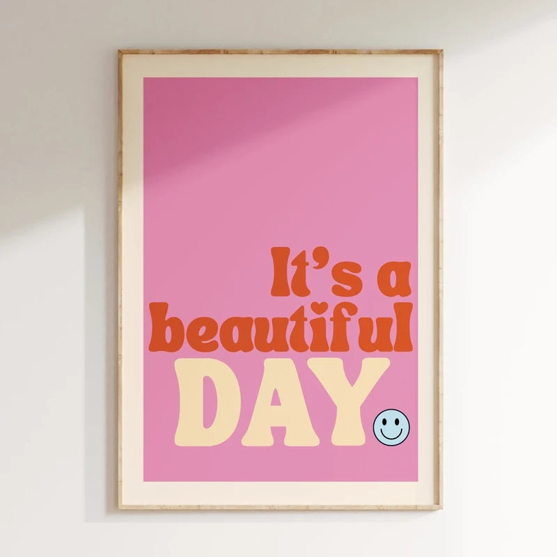 Minimalism Decor Music Posters Pink Colors Love Lyrics Wall Art Canvas Painting Inspired Living Room Home Decor No Frame - 9 