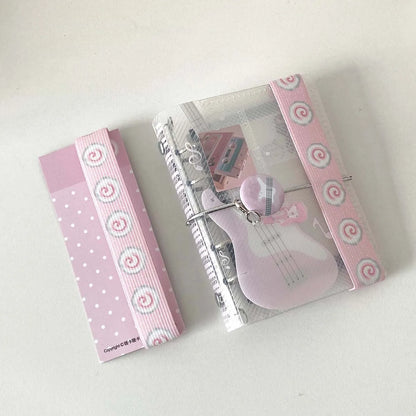 Elastic Strap for A7 M5 Planner Notebook Cute Star Decoration INS Style Storage Accessory Kawaii Straps for Scrapbooking