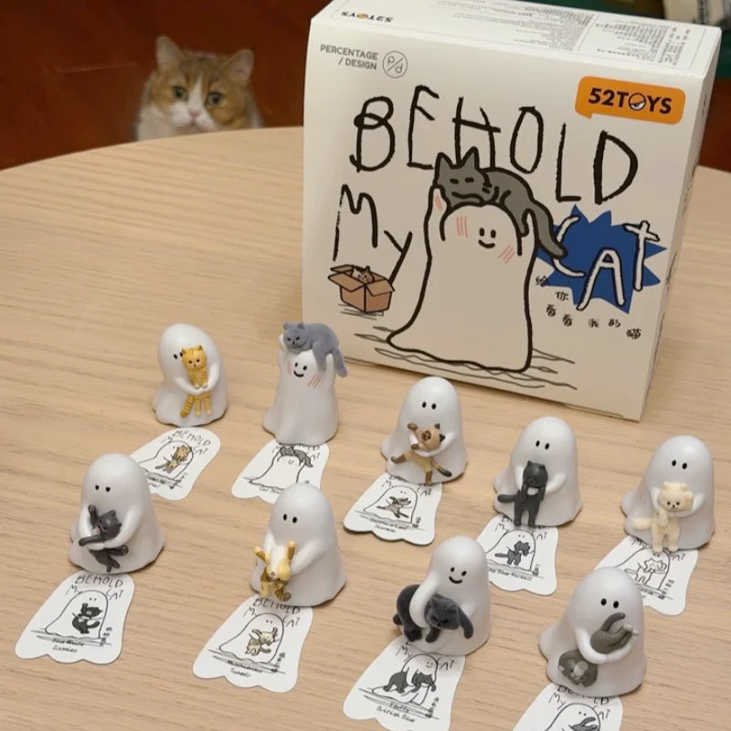 New Ghody Behold My Cat Series Mini Blind Box Trendy Collectible Figurine Surprise Mystery Box Exquisite And Interesting Toys