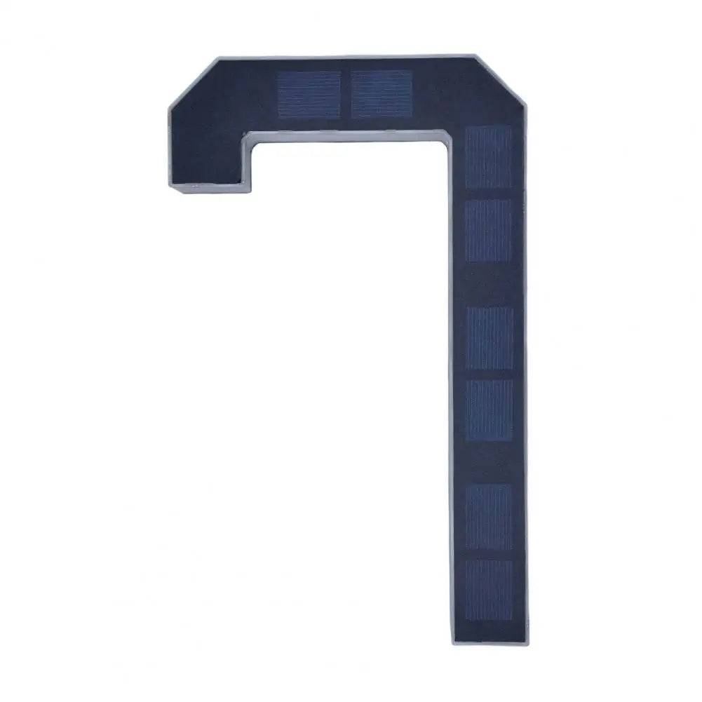 Solar Lighted House Number Outside Light-up LED Address Number Waterproof Modern House Number Light Address Sign Home Decor