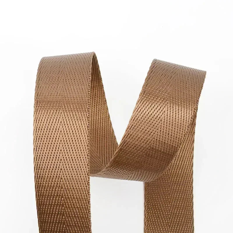 5/10M 1mm 20-38mm Nylon Ribbon Band Herringbone Pattern Webbing Tape Belt Backpack Strap DIY Bag Binding Fabric Sewing Access