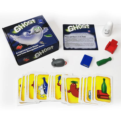 Ghost Board Game Fun Family Blitz Card Game for Adults Kids 1-4 Players Set Entertainment Party Holiday Gifts