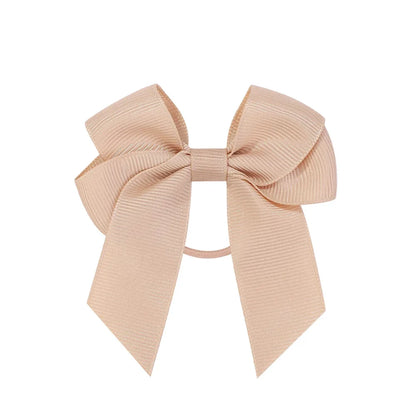 3.15inches Solid Color Hair Ribbon Hair Band for Girls Toddler Cheer Up Bows Head Rope Kids Headwear Ponytail Hair Accessorie
