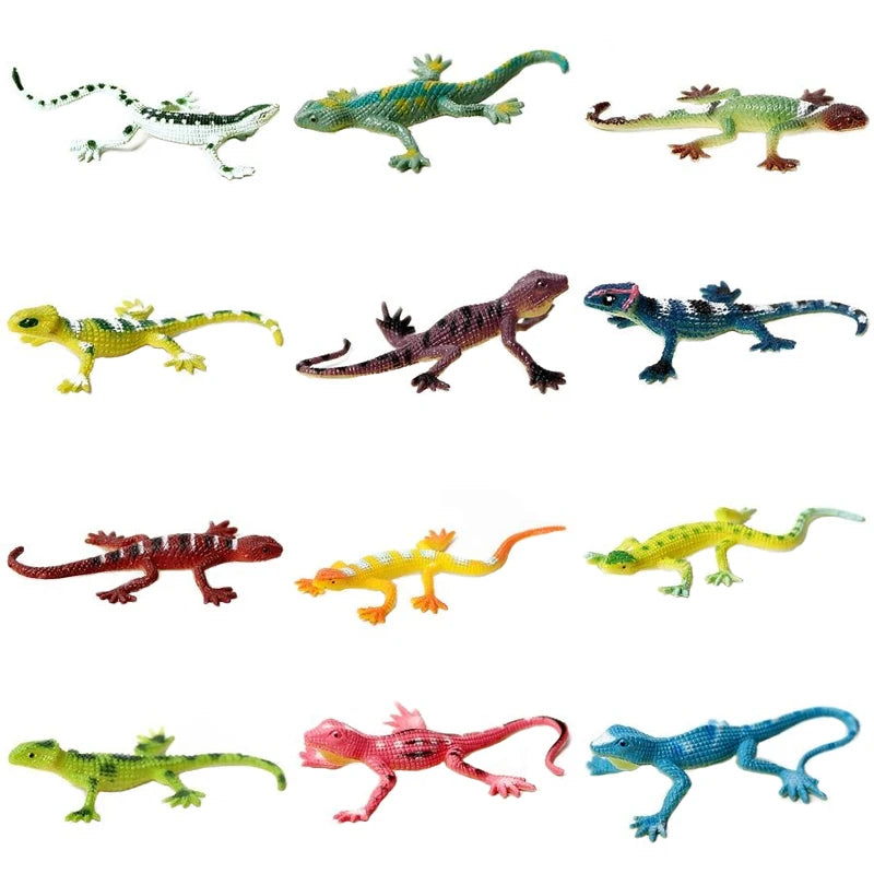Simulation Plastic Animal Figurines Collection - Marine, Land & Insect Animals Miniature Set Toy for Kids Gift Playset Model 
