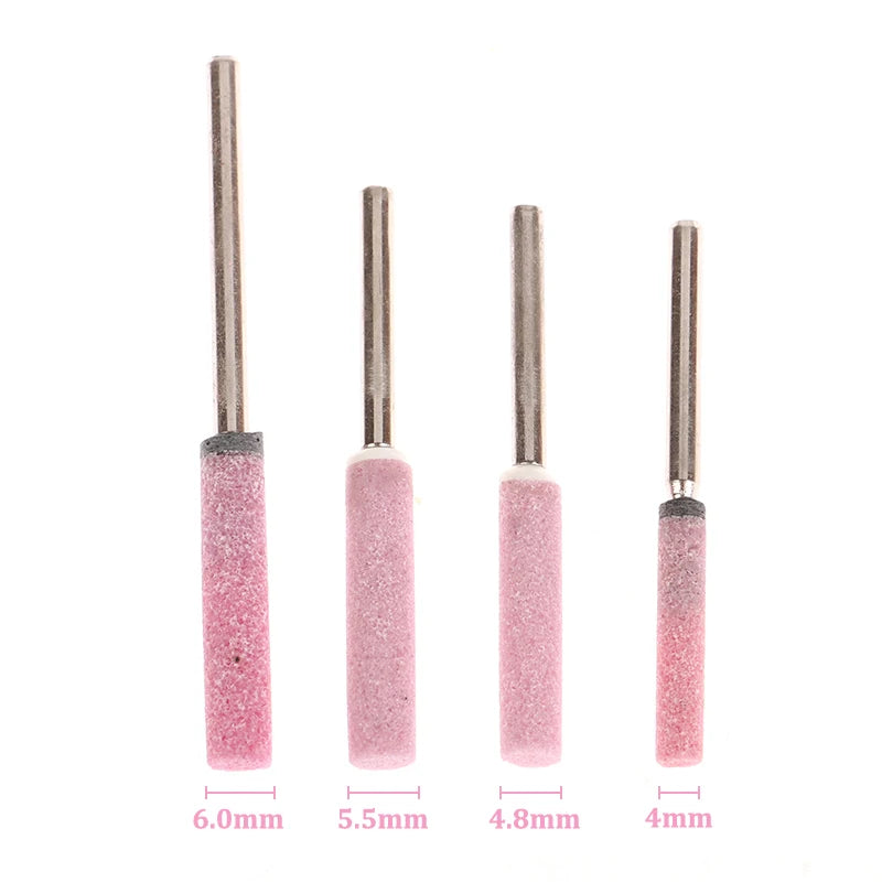 10Pcs Chainsaw Sharpener Grinding Stone File 4/4.8/5.5/6mm Chains Saw Sharpening Set Polishing Metals Chainsaw Sharpener Ston