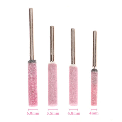 10Pcs Chainsaw Sharpener Grinding Stone File 4/4.8/5.5/6mm Chains Saw Sharpening Set Polishing Metals Chainsaw Sharpener Ston