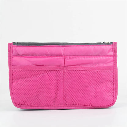 Multifunctional Bi-fold Storage Bag Double Zipper Large Capacity Storage Arrangement Makeup Toiletries Large Classification B