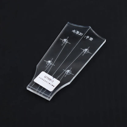 Guitar Head Template Electric Guitar Acoustic Guitar Ukulele Transparent Acrylic Template Guitar Making Mold