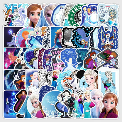 Frozens Princess Party Favors Includes Slap Bracelets Stickers Blowouts Gifts Bag for Girls Anna Elsa Birthday Party Decor Gi