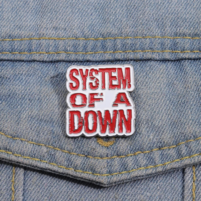 Rock Lapel Pins Enamel Pin for Backpacks Briefcase Badges Brooch for Clothes Accessories Fashion Gift
