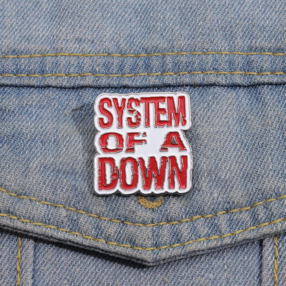 Rock Lapel Pins Enamel Pin for Backpacks Briefcase Badges Brooch for Clothes Accessories Fashion Gift
