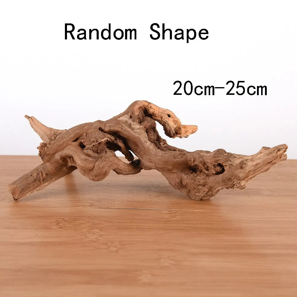 Natural Tree Trunk Driftwood Fish Tank Driftwood Aquarium Fish Tank Plant Aquarium Decoration Home Desktop Decoration Random