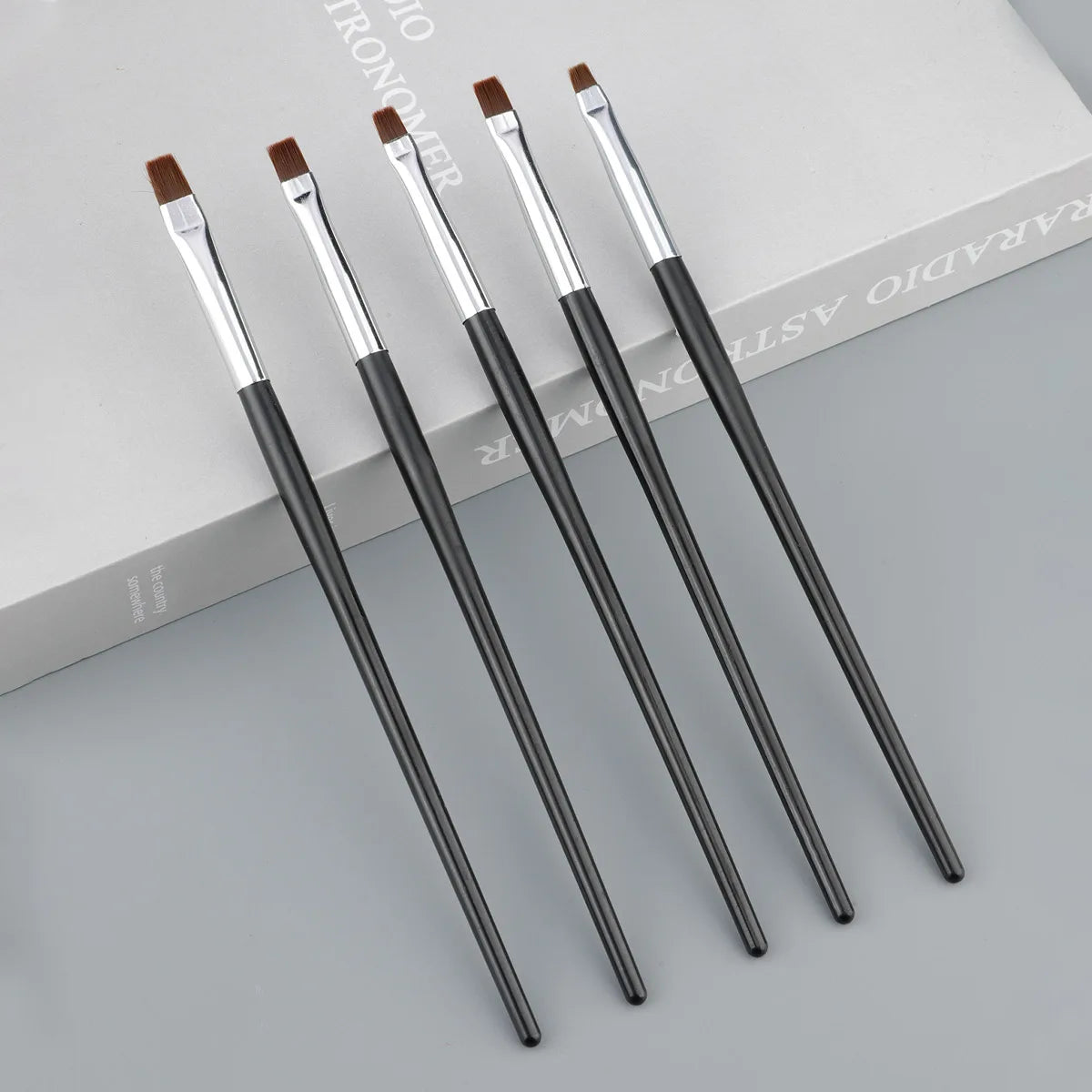 5 Pcs Dental Resin Brush Pens Dental Shaping Silicone Adhesive Composite Porcelain Teeth Dentist Tools Dentistry Lab Tool