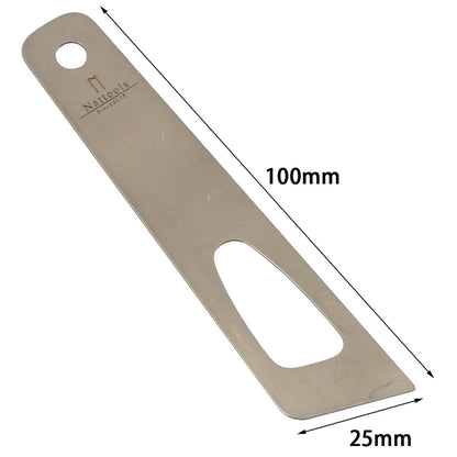 Stainless Steel Leathercraft Gumming Glue Tool DIY Handmade Sewing Leather Craft Gluing Carving Stitching Tools
