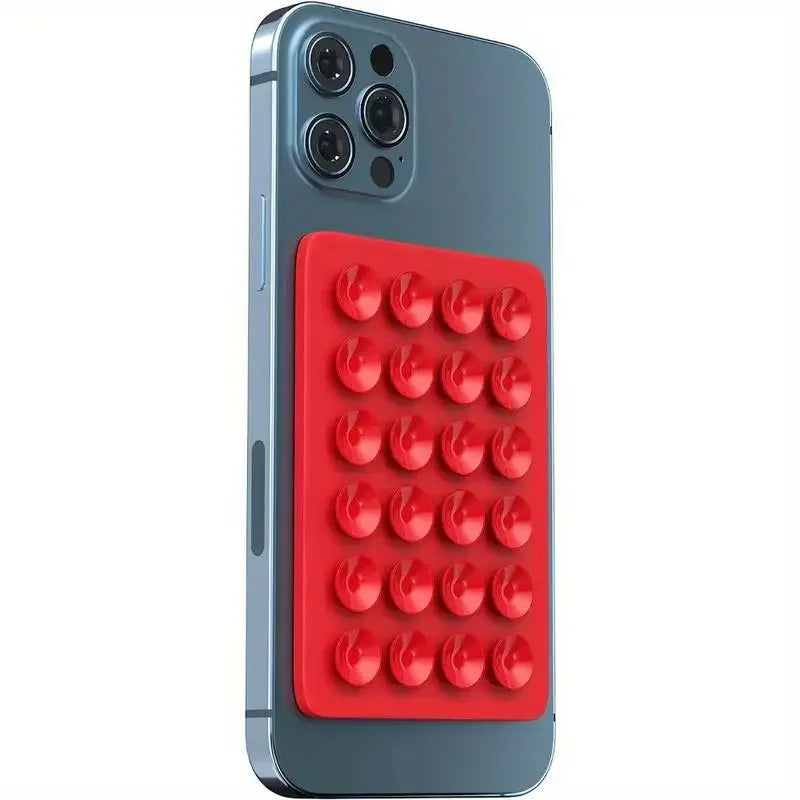 Silicone Suction Phone Holder Mat Multifunctional Suction Cup Wall Stand Square Anti-Slip Single-Sided Case Mount Back Sticke