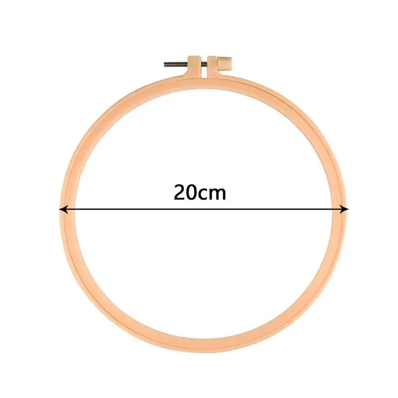 Embroidery Hoop Cross-Stitch Frame Hoop Circle Embroidery Shed DIY Handmade Craft Sewing Needwork Supplies Tools 7.3-27cm - 2
