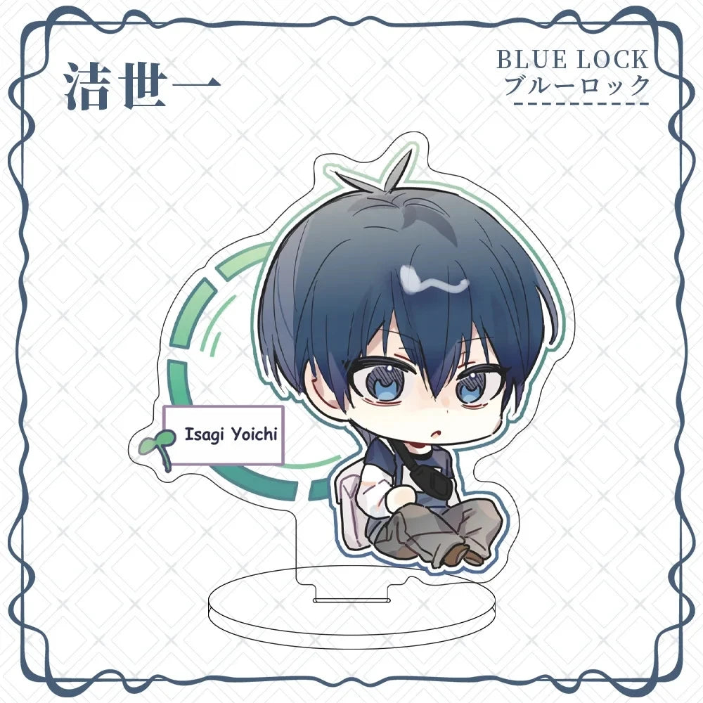 Anime BLUE LOCK Figure MICHAEL KAISER Itoshi Sae Rin Itoshi Acrylic Stand Model Plate Desk Decor Birthday Gift Toy - LG424
