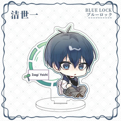 Anime BLUE LOCK Figure MICHAEL KAISER Itoshi Sae Rin Itoshi Acrylic Stand Model Plate Desk Decor Birthday Gift Toy - LG424