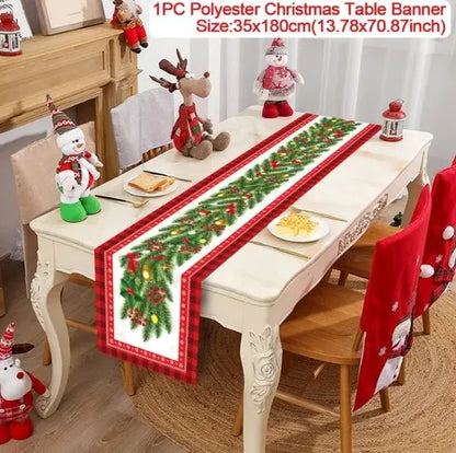 Table Runner Christmas Decoration For Home Decor 2025 Gifts - 8