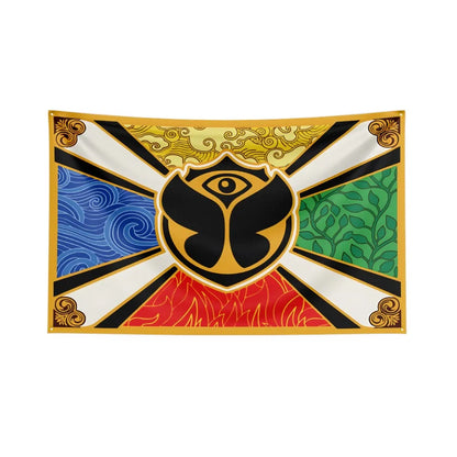 Tomorrowland Festival Flag Polyester Digital Printing Electronic Music Banner