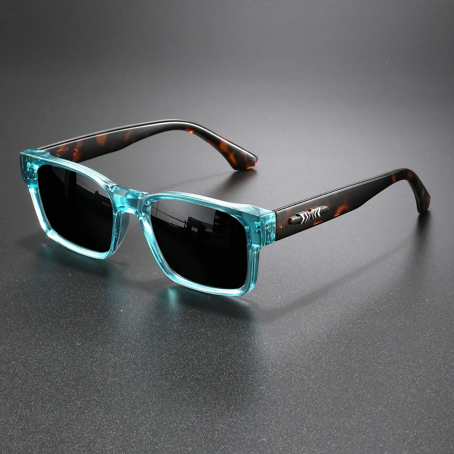 Retro Punk Fashion Sunglasses - Square Protective Frame, UV400 Unisex for Outdoor Adventures & Casual Style