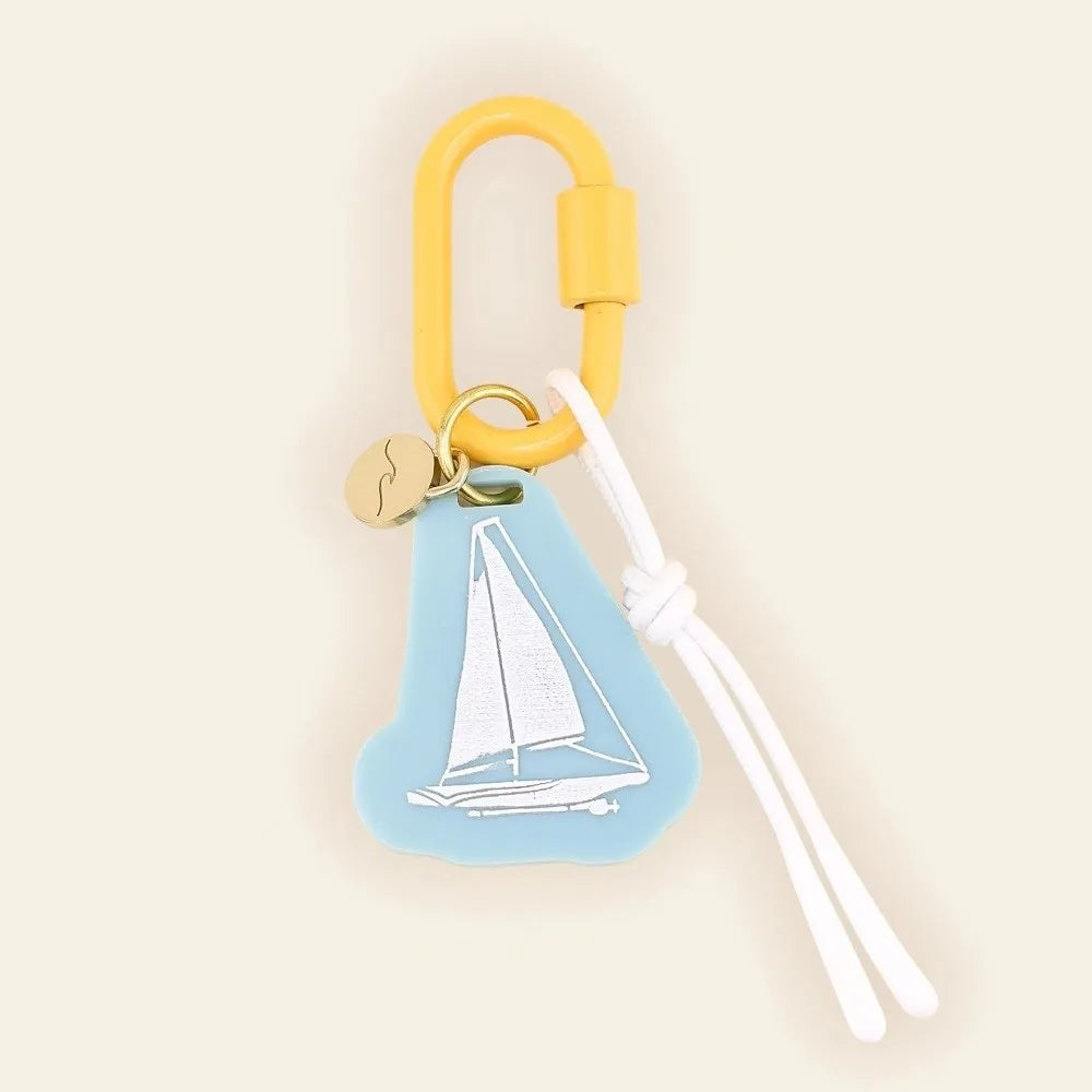 Acrylic Charms Retro Rope Woven Pendant Geometric Car Keyring Mobile Phone Pendant Fashion Cartoon Bag Chain Charms