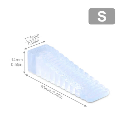 Door Stops Rubber Door Stopper Silicone Anti-collision Safety Door Stoppers Door Joints For Household Hardware Tools - S