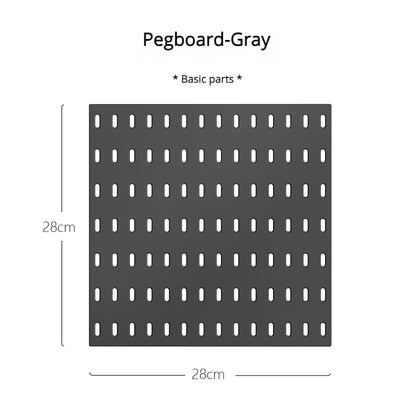 Diy Organizer Pegboard Accessories Pegboard Wall Organizer Panel Shelves For Gamer Room,bathroom,tool house,kitchen Storage R