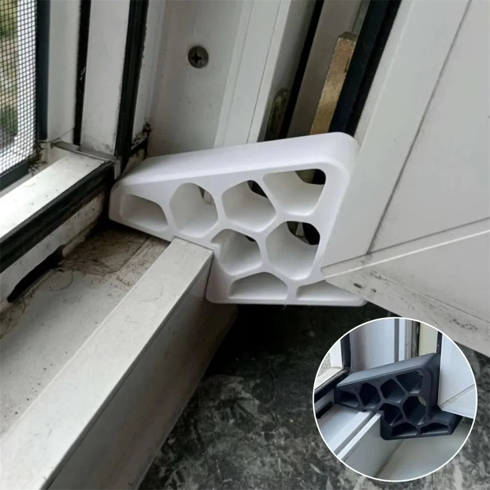 5PCS Heavy Duty Door Stopper Windproof Non-Slip Balcony Window Door Wedge Easy Install for Home Office Bathroom Kitchen Hard