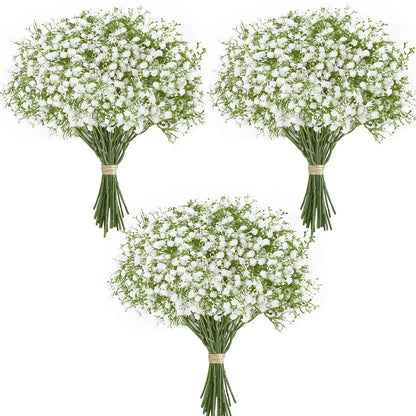 10/15pcs Artificial Flowers Baby Breath Flower Fake Gypsophila for Wedding Party Home Decoration Floral Bouquets DIY Accessor